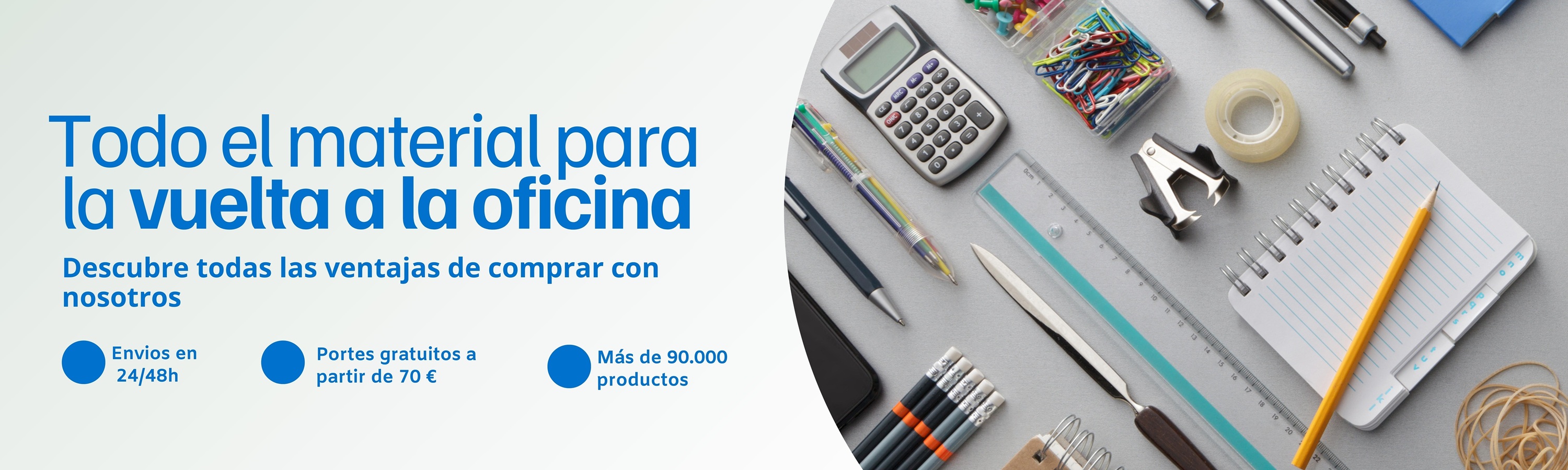 Todo el material para la vuelta a la oficina